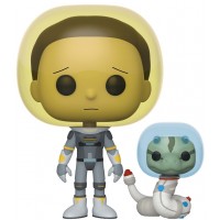 Фигура Funko Pop! Animation: Rick & Morty - Space Suit Morty with Snake, #690