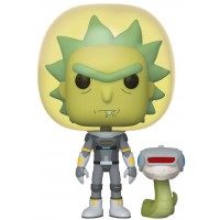 Фигура Funko POP! Animation: Rick & Morty - Space Suit Rick with Snake, #689