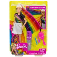 Игрален комплект Mattel Barbie - Прическа Дъга