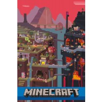 Макси плакат GB eye Games: Minecraft - World
