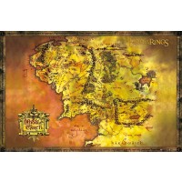 Макси плакат GB eye Movies: The Lord of the Rings - Classic Map