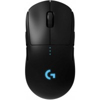 Гейминг мишка Logitech - G Pro, оптична, безжична, черна