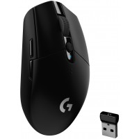 Гейминг мишка Logitech - G305 Lightspeed, оптична, черна
