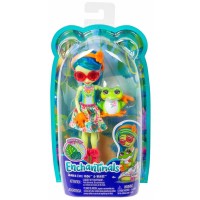 Кукличка с животниче Mattel Enchantimals - Tamika Tree Frog и жабчето Burst