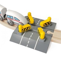 Игра Hape - Автоматични прегради при пресичане на ЖП линии
