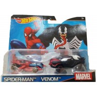 Комплект Mattel Hot Wheels - Spider-Man и Venom