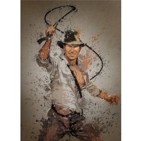 Метален постер Displate - Indiana Jones