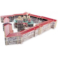 Дървен 3D пъзел Robo Time от 138 части – Рилски манастир