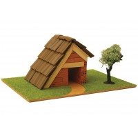 Сглобяем модел Domus Kits - Къща с истински тухли, комплект за начинаещи 1