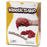 Кинетичен пясък Relevant Play - Червен цвят, 2.27 kg