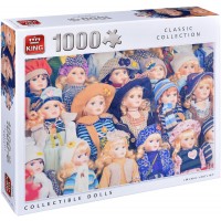 Пъзел King от 1000 части - Порцеланови кукли