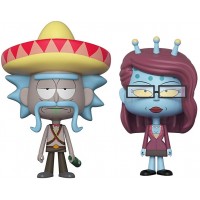 Комплект фигури Funko VYNL Animation: Rick & Morty - Sombrero Rick + Unity