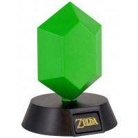 Лампа Paladone Games: The Legend of Zelda - Green Rupee,  10 cm