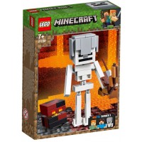 Конструктор Lego Minecraft - Голяма фигурка скелет с куб от магма (21150)