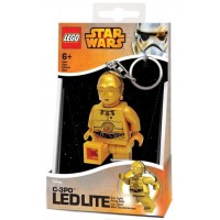Мини ключодържател Lego Star Wars - C-3PO, с LED светлина