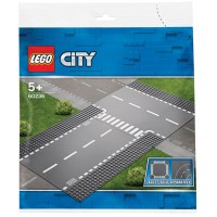 Конструктор Lego City - Права и Т-образно кръстовище (60236)