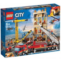 Конструктор Lego City - Пожарна команда в центъра (60216)