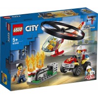 Конструктор Lego City Fire - Реакция с пожарен хеликоптер (60248)