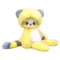 Плюшена играчка Budi Basa Lori Colori  - Ейка, в жълт цвят, 30 cm
