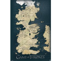 Макси плакат Pyramid - Game of Thrones (Map)