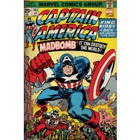 Макси плакат Pyramid - Marvel Retro (Captain America - Madbomb)