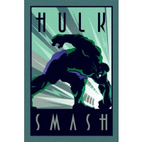 Макси плакат Pyramid - Marvel Deco (Hulk)