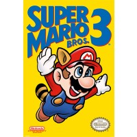 Макси плакат Pyramid - Super Mario Bros. 3 (NES Cover)