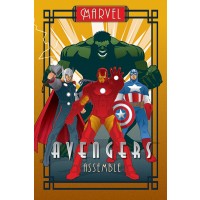 Макси плакат Pyramid - Marvel Deco (Avengers)