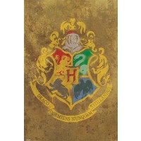 Макси плакат Pyramid - Harry Potter (Hogwarts Crest)