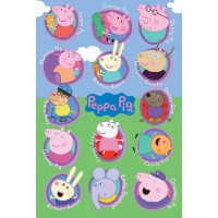 Макси плакат Pyramid - Peppa Pig (Multi Characters)