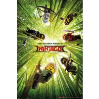 Макси плакат Pyramid - LEGOÂ® Ninjago Movie (Bamboo)