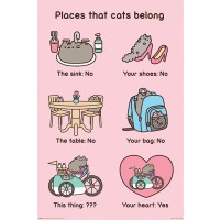 Макси плакат Pyramid - Pusheen (Places Cats Belong)