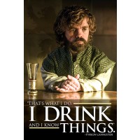 Макси плакат Pyramid - Game of Thrones (Tyrion - I Drink And I Know Things)