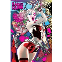 Макси плакат Pyramid - Batman (Harley Quinn Neon)