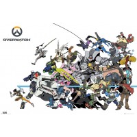 Макси плакат GB eye Games: Overwatch - Battle