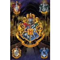 Макси плакат GB eye Movies: Harry Potter - Crests