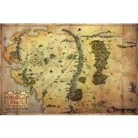 Макси плакат - The Hobbit (Journey Map)