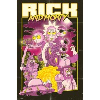 Макси плакат GB eye Animation: Rick & Morty - Action Movie