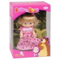 Кукла Simba Toys Маша с розова рокля и опашчици 