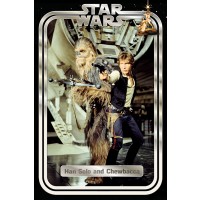 Макси плакат Pyramid - Star Wars Classic (Han and Chewie Retro)