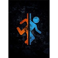 Метален постер Displate - Portal 2