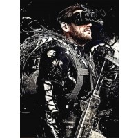 Метален постер Displate - Metal Gear Solid V - The boss