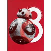 Метален постер Displate Movies: Star Wars - BB-8
