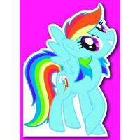 Поздравителна картичка Danilo - My Little Pony: Die-Cut Card