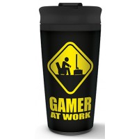 Чаша за път Pyramid Humor: Gamer at Work - Logo