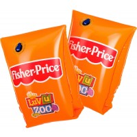 Надуваеми раменки Fisher Price - Оранжеви, 18 x 18 cm
