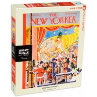 Пъзел New York Puzzle от 500 части - Коледен прозорец