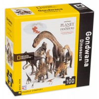 Мини пъзел New York Puzzle от 100 части - Динозаври