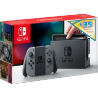 Nintendo Switch - Gray + еShop ваучер за €35 - Summer Digital Bundle