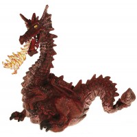Фигурка Papo The Enchanted World – Огнедишащ дракон. червен